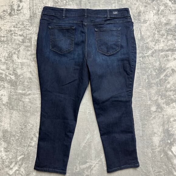 Lee Straight Leg Jeans‎ Women's Size 22W Blue Denim - Picture 2 of 7